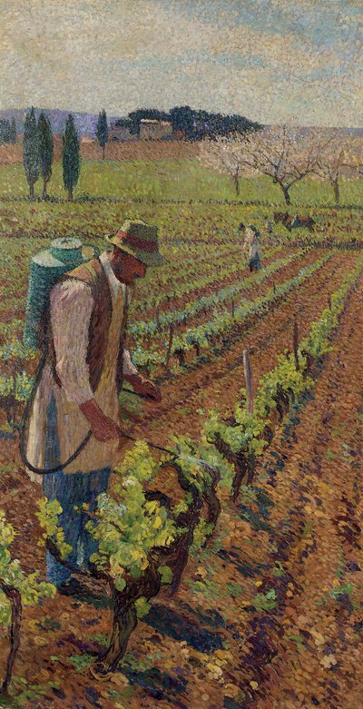 Sulphationen; Le sulfatage, ca. 1925 af Henri Martin