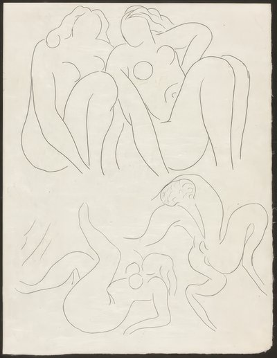 En faun om eftermiddagen, planche femten fra Poesies de Mallarmé af Henri Matisse