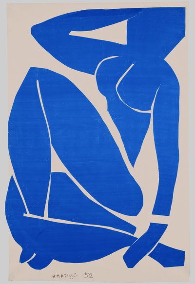 Blå nøgen III af Henri Matisse