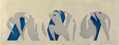 Dansen, grå, blå, hvid af Henri Matisse