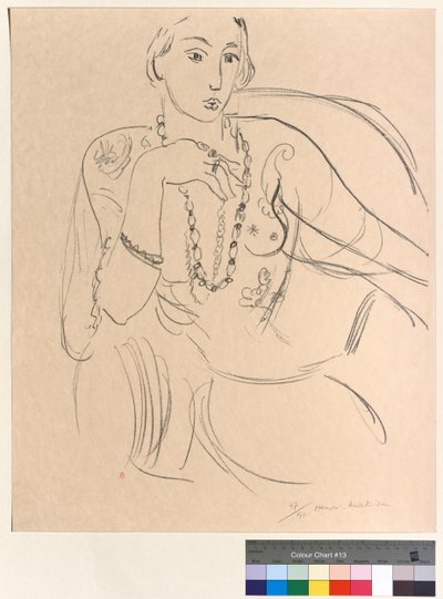 Kvinde med halskæde af Henri Matisse
