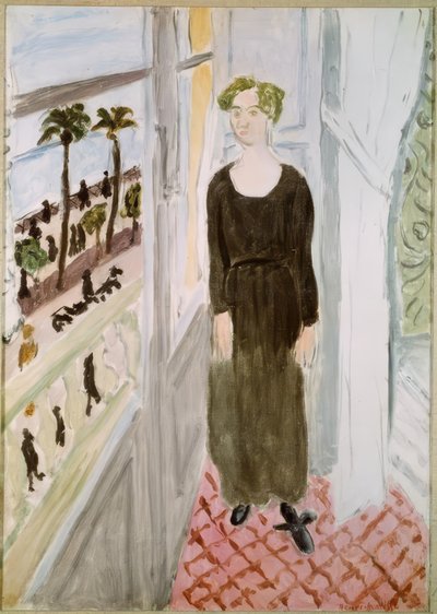 Kvinde ved vinduet, Nice af Henri Matisse
