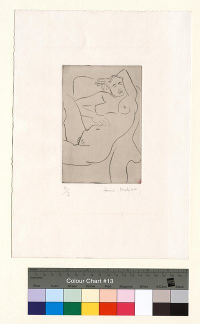 Sovende figur af Henri Matisse