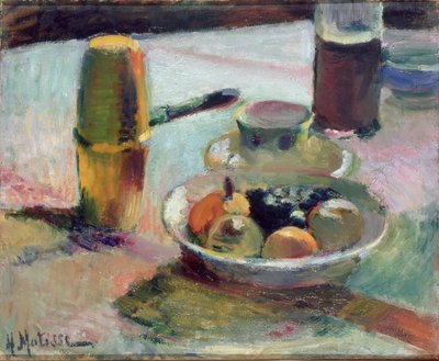 Frugt og kaffekande, ca. 1898 (olie på lærred) af Henri Matisse
