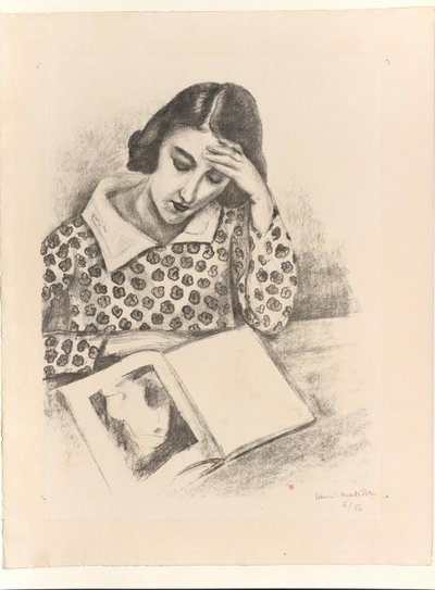 Stor læsende kvinde af Henri Matisse