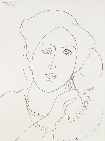 Hoved af Henri Matisse