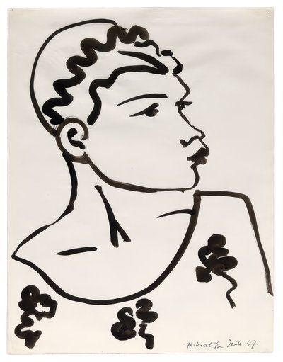 Hoved af Henri Matisse