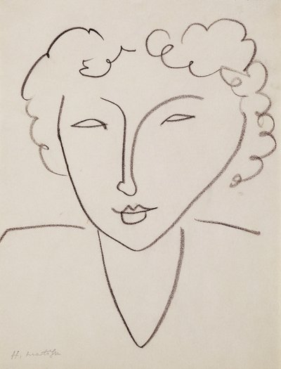 Hoved af kvinde; Tete de Femme af Henri Matisse