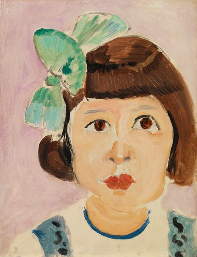 Hoved af en ung pige af Henri Matisse