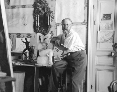 Henri Matisse, maleren (s/h-foto) af Henri Matisse