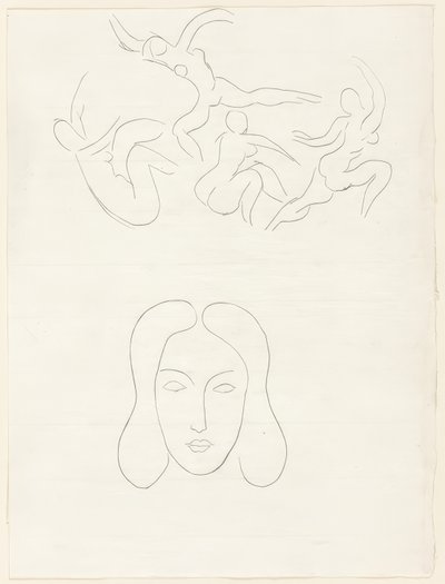 Hérodiade, Scène lV, planche tretten fra Poesies de Mallarmé af Henri Matisse