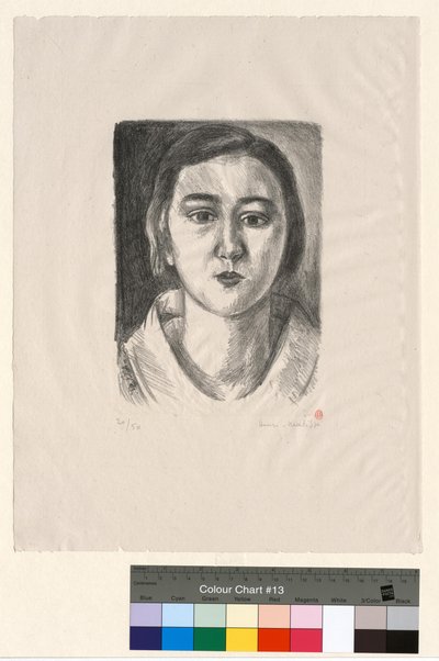 Pige med organdi-krave af Henri Matisse