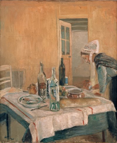 Den bretonske servitrice af Henri Matisse