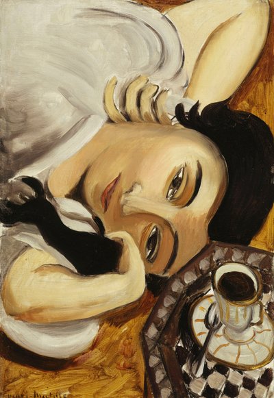 Lorette med en kop kaffe af Henri Matisse