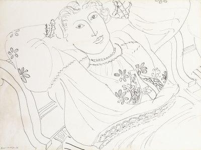 Lydia i rumænsk bluse af Henri Matisse