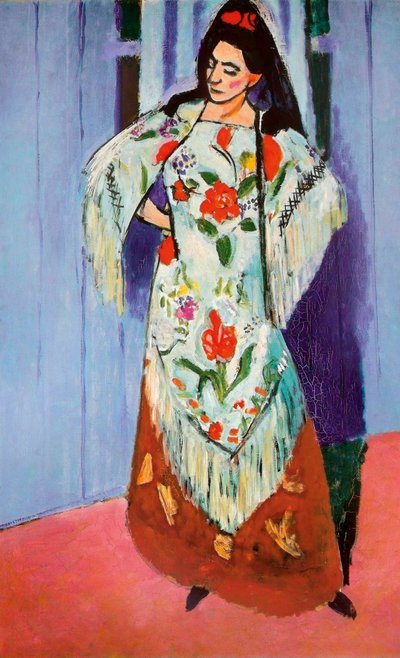 Madame Matisse med Manila-sjal af Henri Matisse