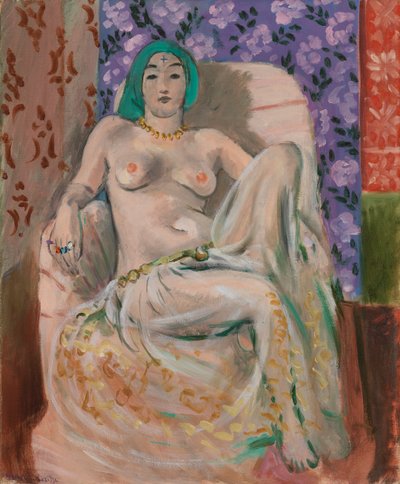 Maurisk kvinde (Det løftede knæ) af Henri Matisse