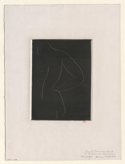 Nøgen rygfigur af Henri Matisse