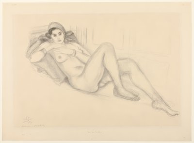 Nøgen med turban af Henri Matisse