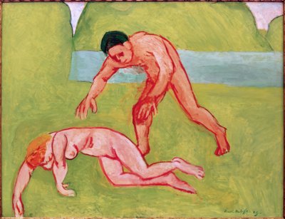 Nymfe og satyr af Henri Matisse