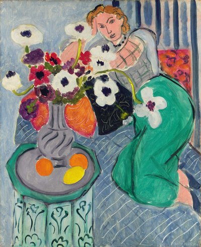 Odalisque, blå harmoni af Henri Matisse