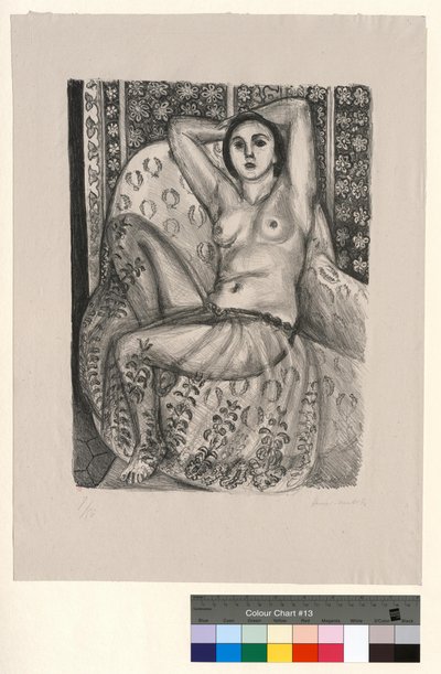 Siddende odaliske med tylskørt af Henri Matisse