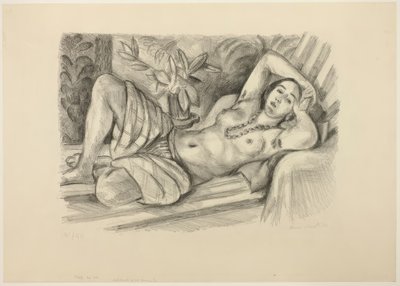 Odalisken med magnolia af Henri Matisse