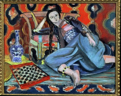 Odalisken med en tyrkisk stol af Henri Matisse