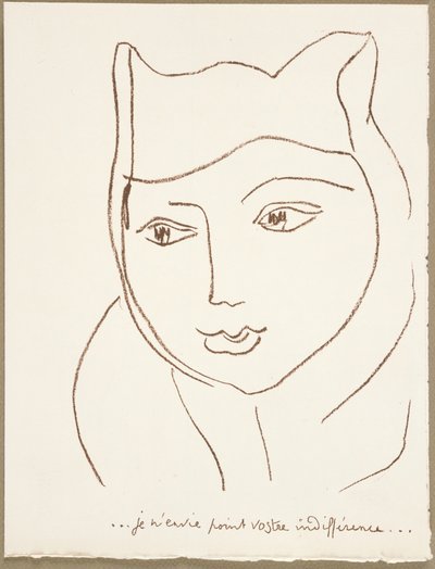 Side fra portugisiske breve af Henri Matisse