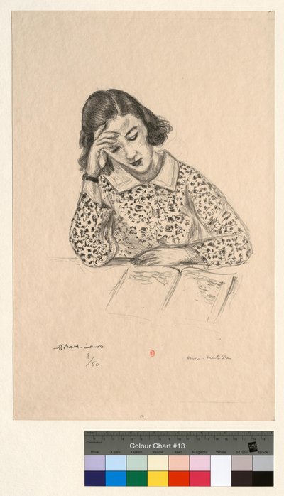 Lille læser af Henri Matisse