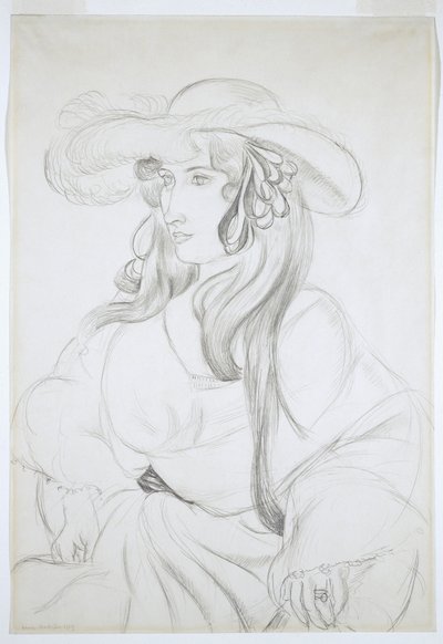 Hat med fjer af Henri Matisse