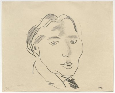 Portræt af Cortot af Henri Matisse
