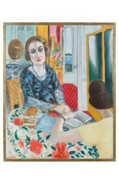 Portræt af baronesse Gourgaud, født Eva Gebhardt af Henri Matisse