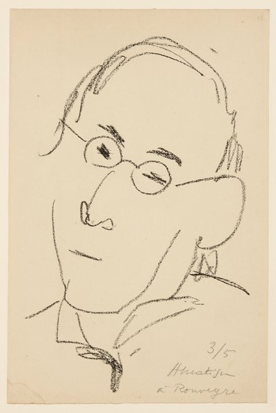 Portræt af Paul Léautaud af Henri Matisse