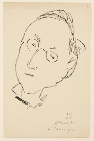 Portræt af Paul Léautaud af Henri Matisse