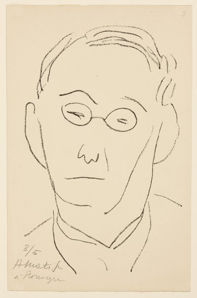 Portræt af Paul Léautaud af Henri Matisse