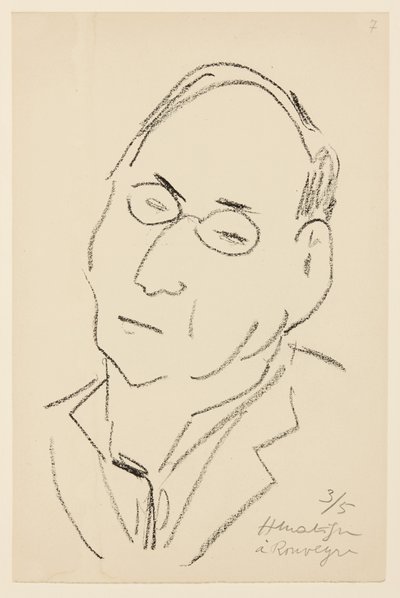 Portræt af Paul Léautaud af Henri Matisse
