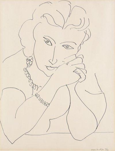 Portræt af en kvinde af Henri Matisse