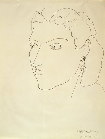 Portræt af en kvinde af Henri Matisse