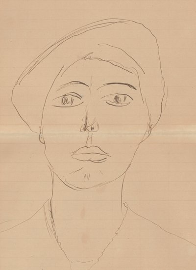 Portræt af en kvinde (Olga Meerson) af Henri Matisse