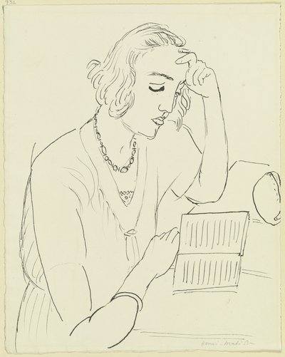 Læsende kvinde af Henri Matisse