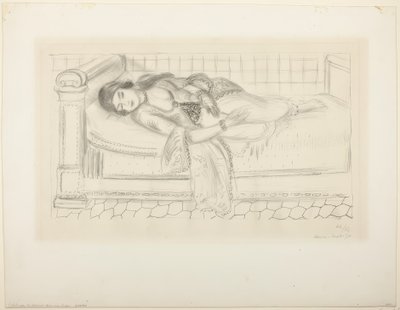 Liggende figur af Henri Matisse