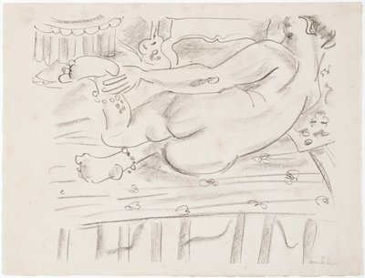 Liggende nøgen af Henri Matisse