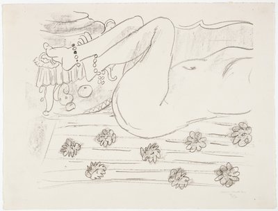 Liggende nøgen af Henri Matisse