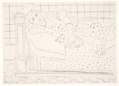 Hvile, figur med Gika af Henri Matisse