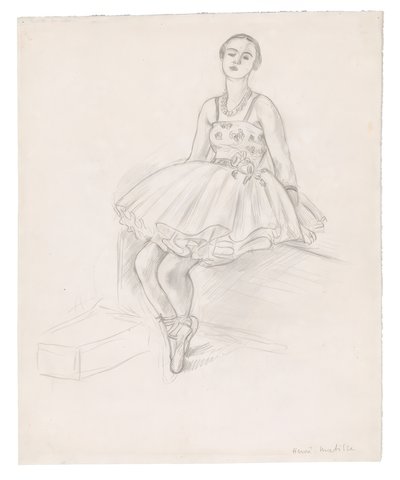 Siddende danser af Henri Matisse