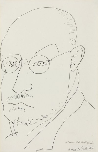 Selvportræt af Henri Matisse
