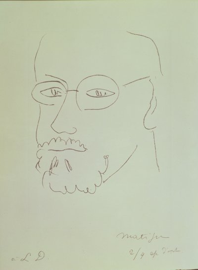 Selvportræt af Henri Matisse