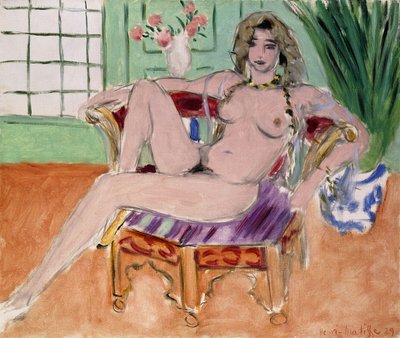 Siddende odalisque af Henri Matisse