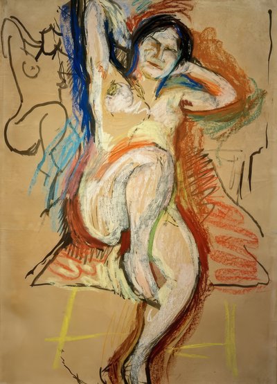 Siddende nøgen kvinde af Henri Matisse